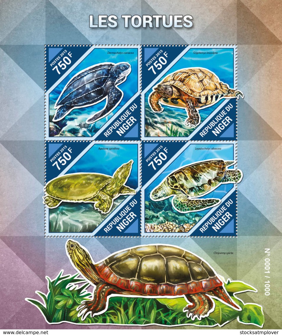 Niger 2015 Fauna  Turtles - Niger (1960-...)