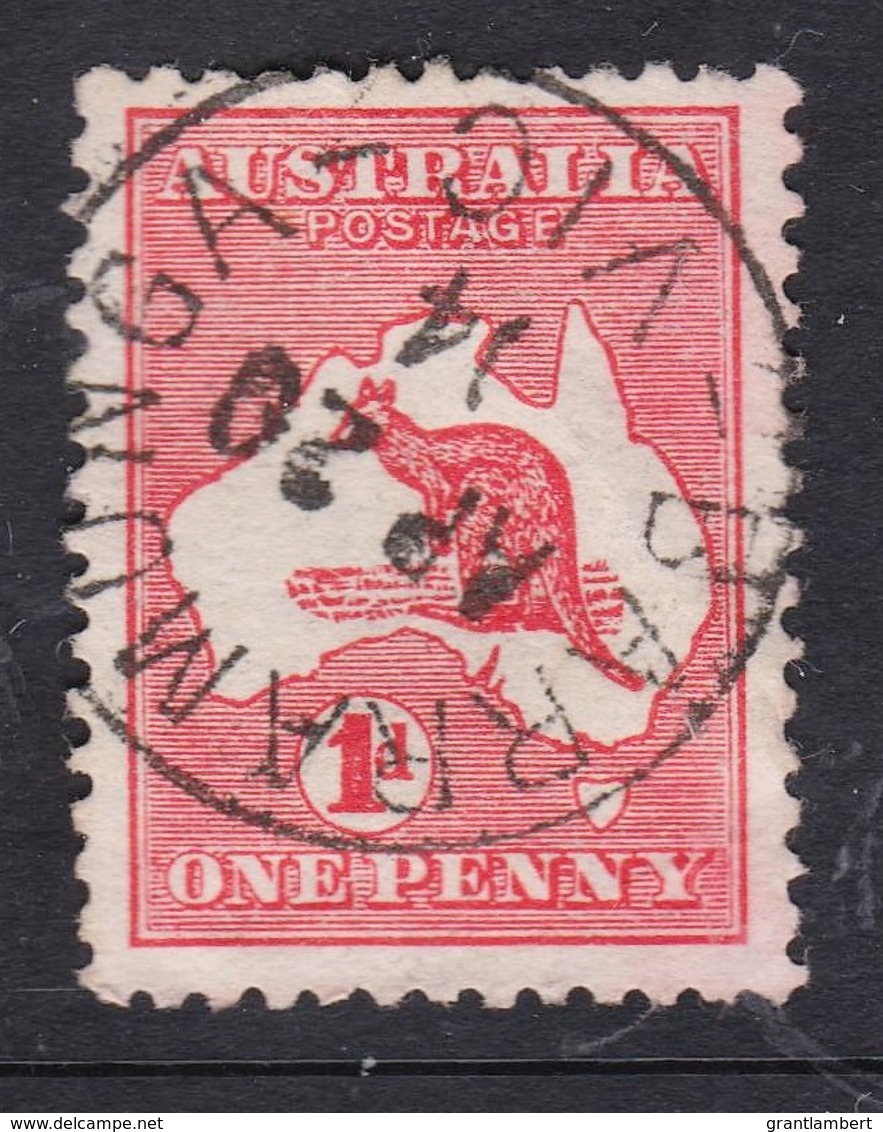 Australia 1913 Kangaroo 1d Red 1st Wmk Used - BARRAMUNGA, VIC - Used Stamps