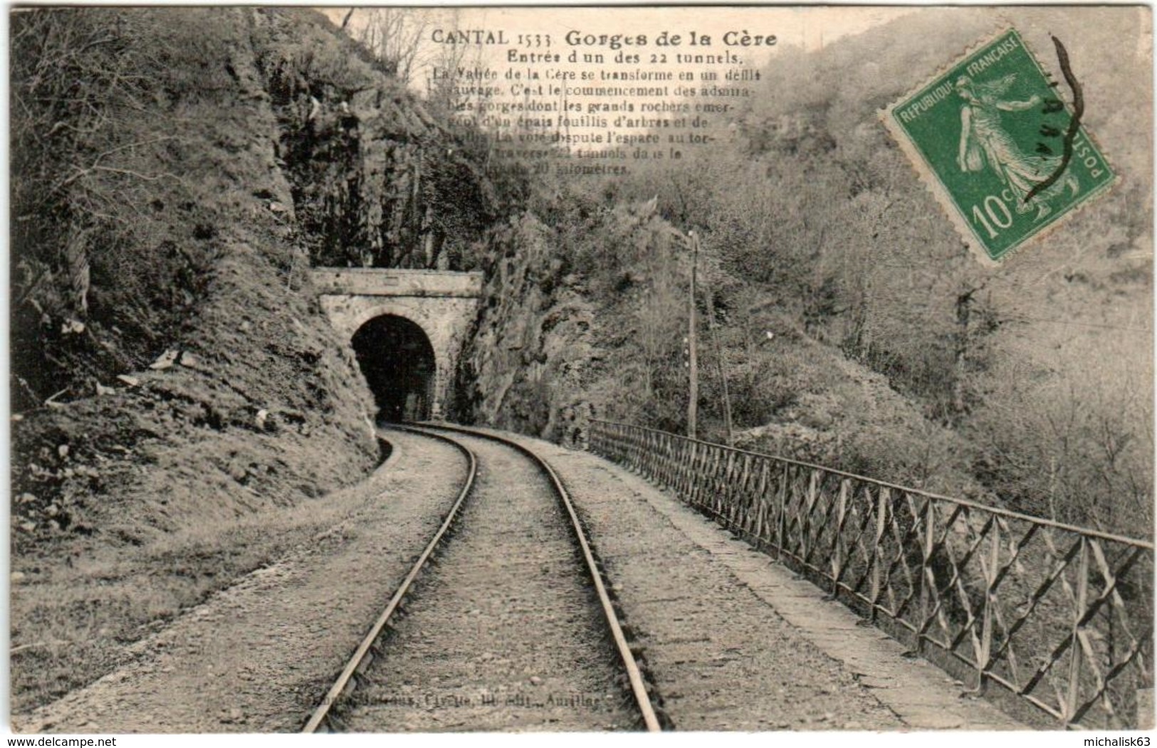 61ko 82 CPA - GORGES  DE LA CERE - Autres & Non Classés