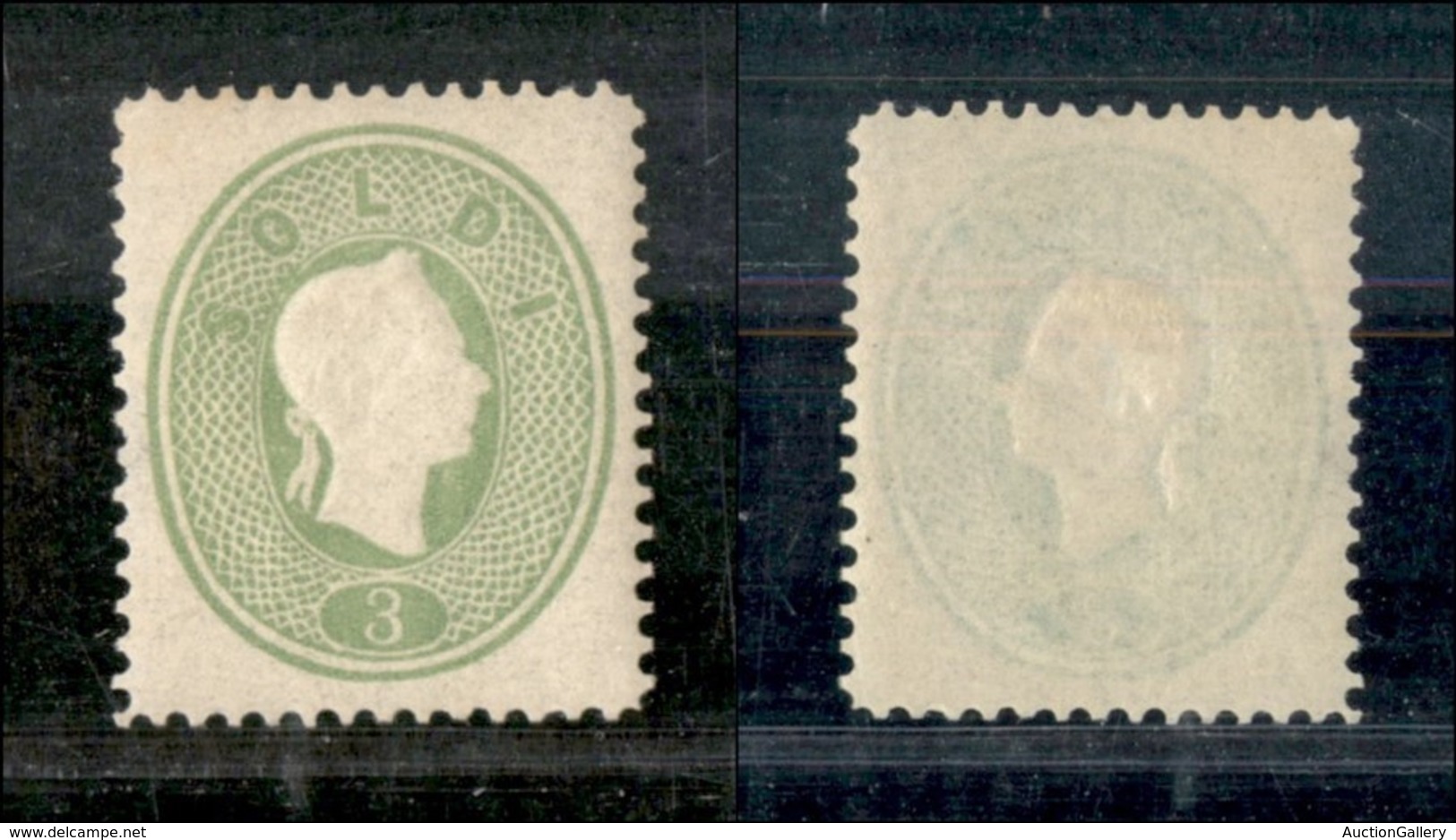 ANTICHI STATI - LOMBARDO VENETO - 1894 - Ristampe - 3 Soldi (R13) - Gomma Integra - Altri & Non Classificati