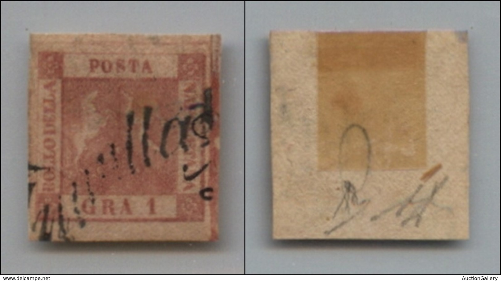 ANTICHI STATI - NAPOLI - 1859 - 1 Grano (4) - Usato - Diena (80) - Other & Unclassified