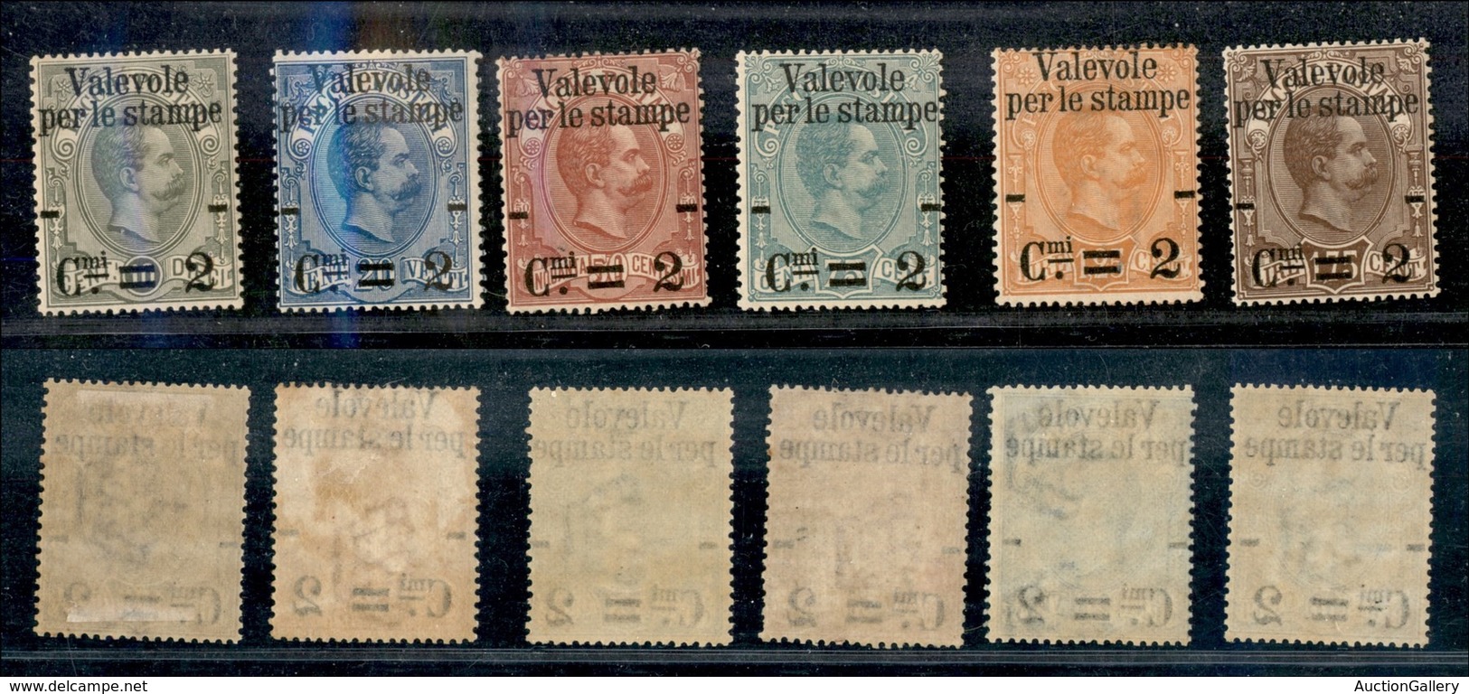 REGNO - REGNO - 1890 - Valevole Per Le Stampe (50/55) - Serie Completa - Gomma Originale (120) - Other & Unclassified