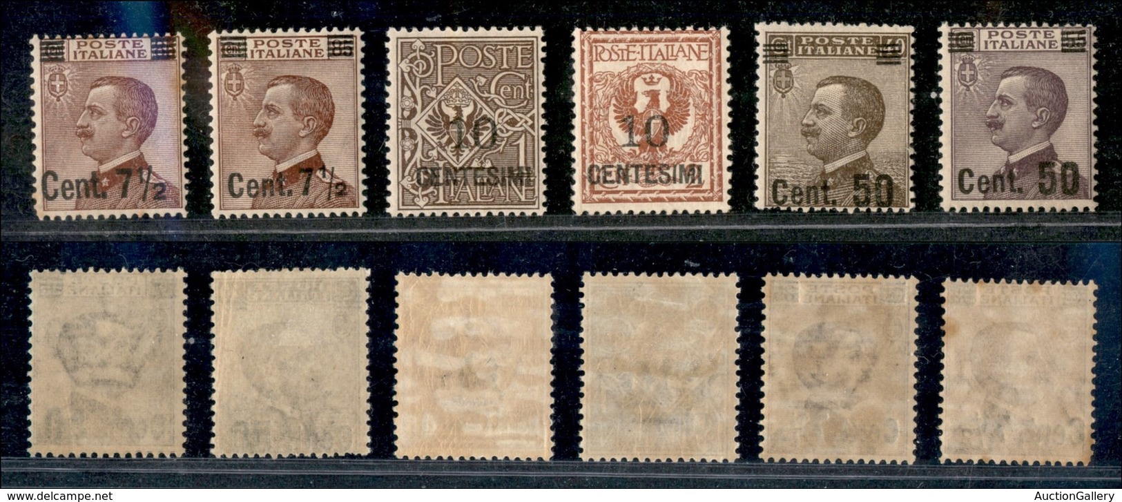 REGNO - REGNO - 1923/1927 - Soprastampati (135/140) - Serie Completa - Gomma Originale (60) - Other & Unclassified