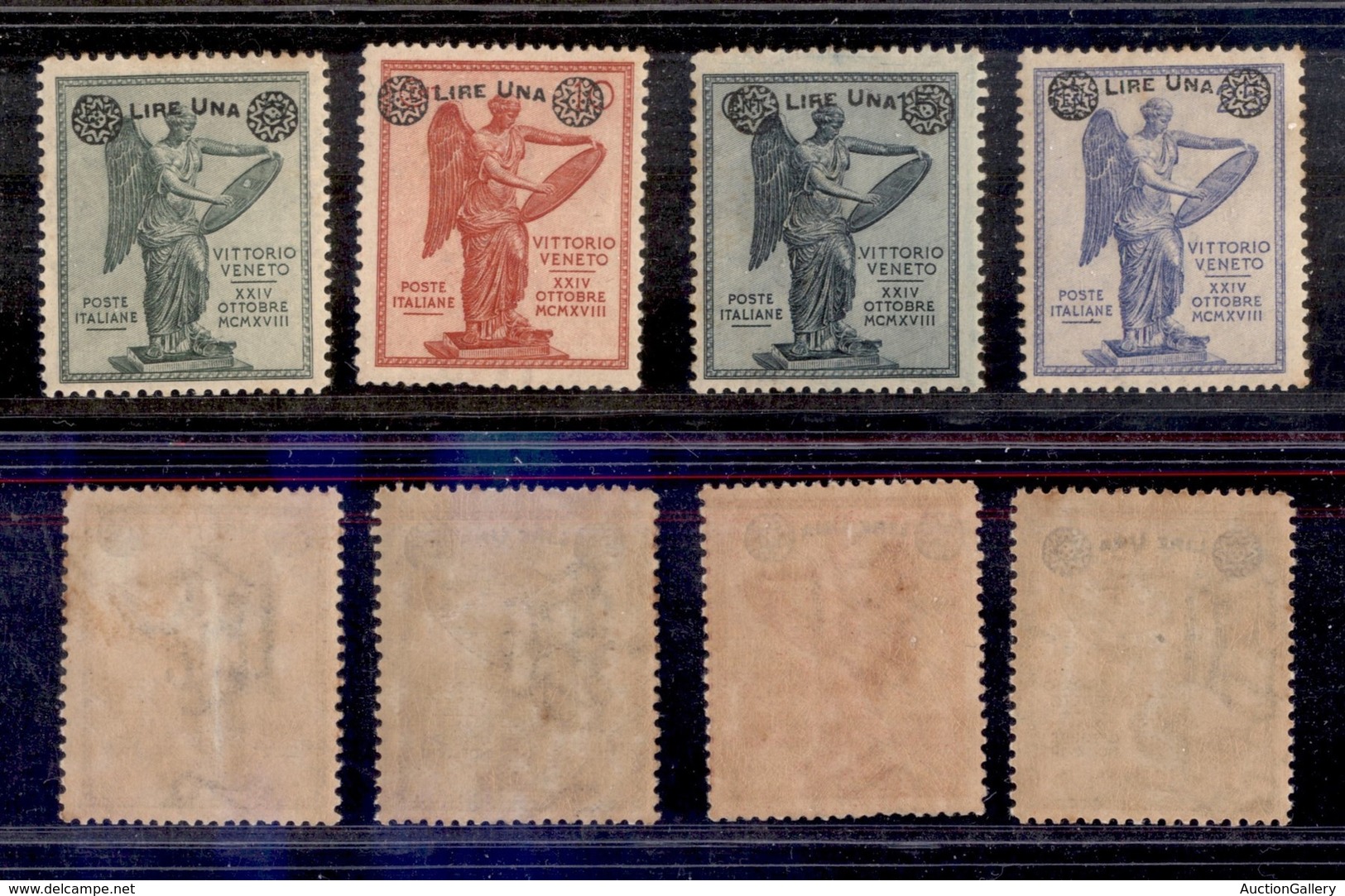 REGNO - REGNO - 1924 - Soprastampati (158/161) - Serie Completa - Gomma Originale - Piccoli Punti Di Ruggine (100) - Other & Unclassified