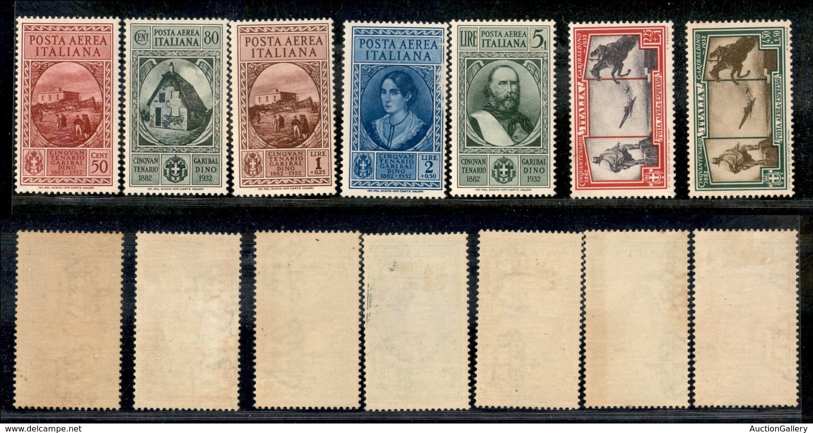 REGNO - REGNO - 1932 - Garibaldi (32/38 Aerea) - Serie Completa - Gomma Originale (90) - Other & Unclassified