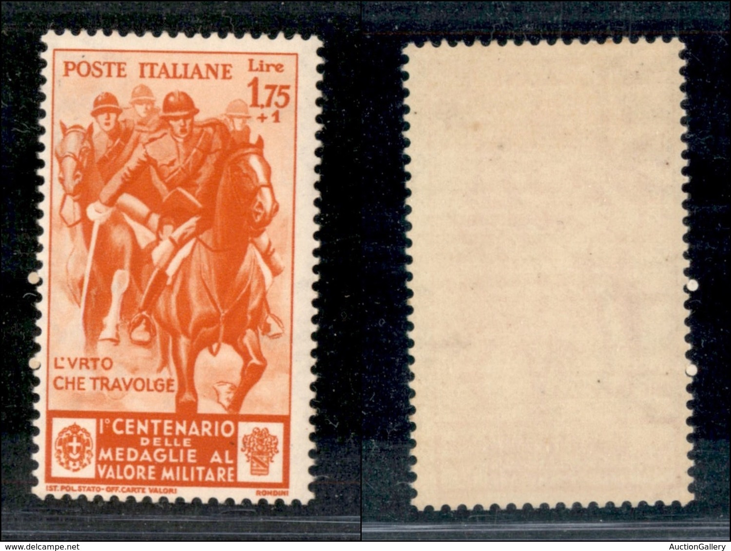 REGNO - REGNO - 1934 - 1.75 + 1 Lira Medaglie Al Valore (374) - Gomma Integra (55) - Other & Unclassified