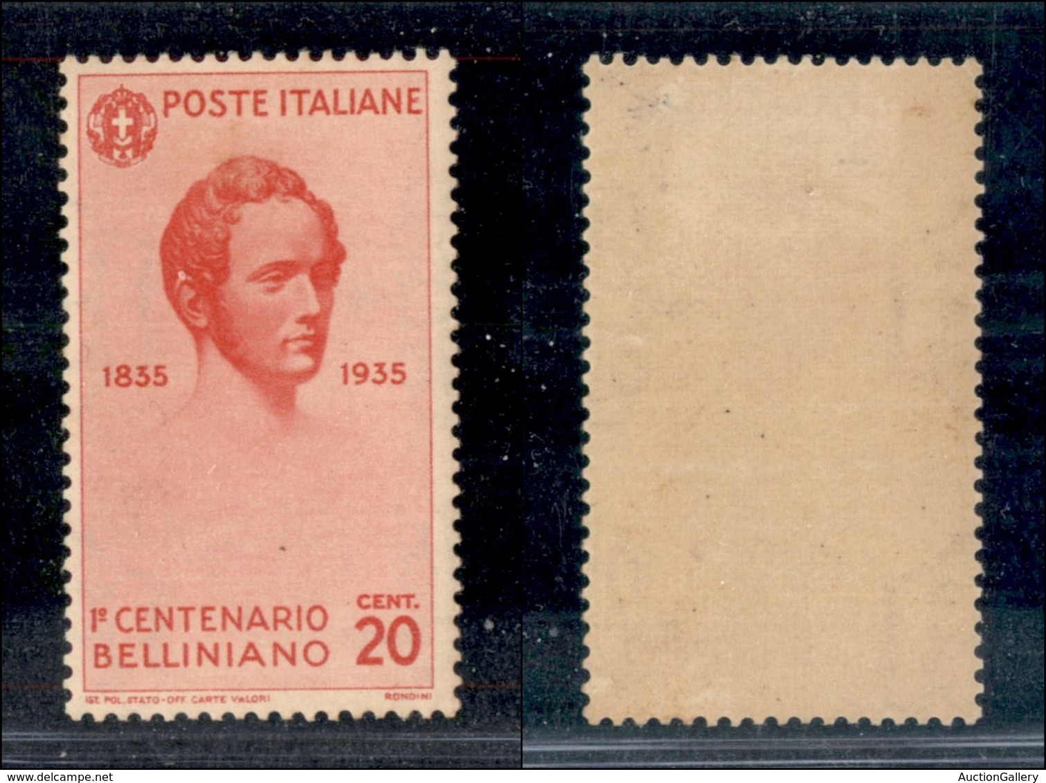 REGNO - REGNO - 1935 - 20 Cent Bellini (388) - Gomma Integra (50) - Andere & Zonder Classificatie