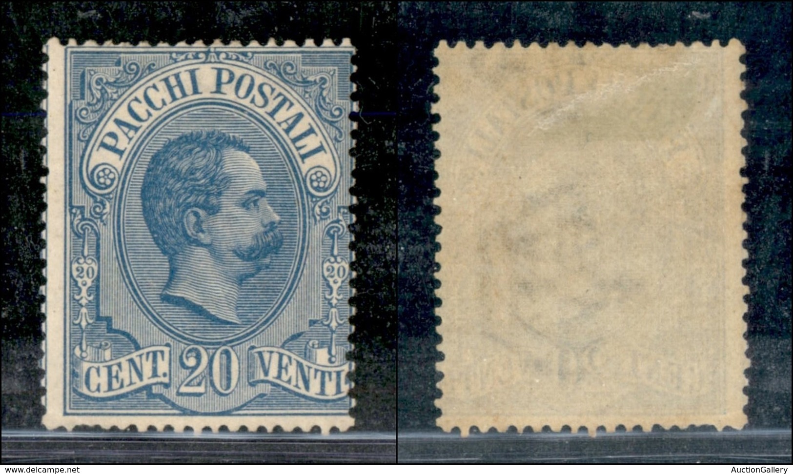 REGNO - REGNO - 1886 - 20 Cent Pacchi Postali (2) - Gomma Originale (150) - Andere & Zonder Classificatie