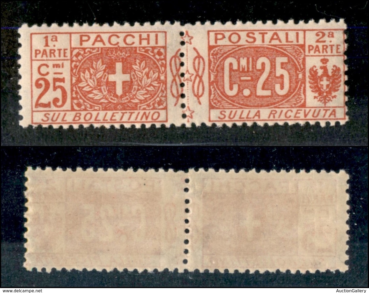 REGNO - REGNO - 1914 - 25 Cent Pacchi Postali (10) - Gomma Integra (90) - Sonstige & Ohne Zuordnung