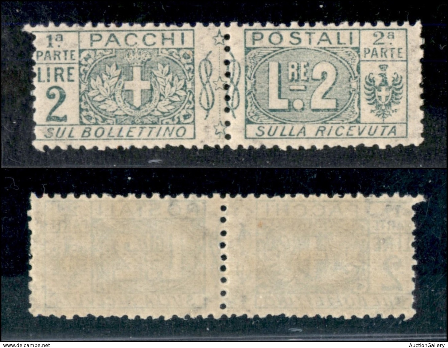 REGNO - REGNO - 1914 - 2 Lire Pacchi Postali (13) - Gomma Integra (150) - Sonstige & Ohne Zuordnung