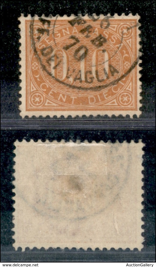 REGNO - REGNO - 1869 - 10 Cent Segnatasse (2) - Usato (100) - Other & Unclassified