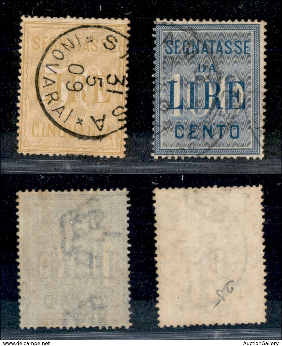 REGNO - REGNO - 1903 - Segnatasse (31/32) - Serie Completa - Usati (81) - Sonstige & Ohne Zuordnung