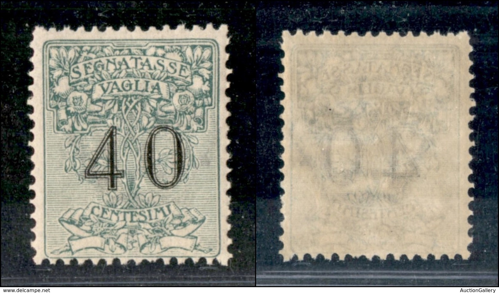 REGNO - REGNO - 1924 - 40 Cent Segnatasse Vaglia (2) - Gomma Integra (150) - Sonstige & Ohne Zuordnung