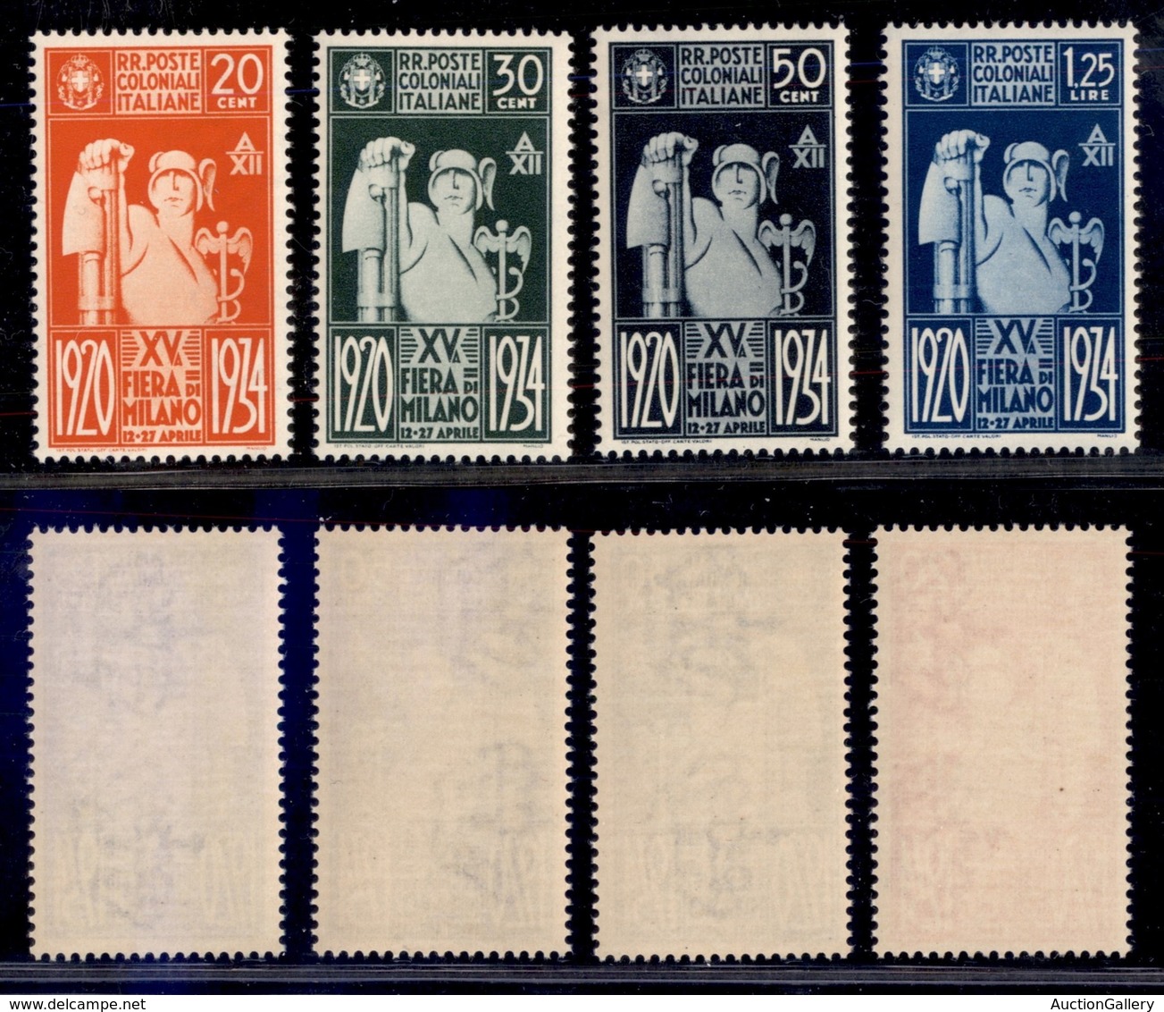 COLONIE - EMISSIONI GENERALI - 1934 - Fiera Di Milano (42/45) - Serie Completa - Gomma Integra (35) - Other & Unclassified