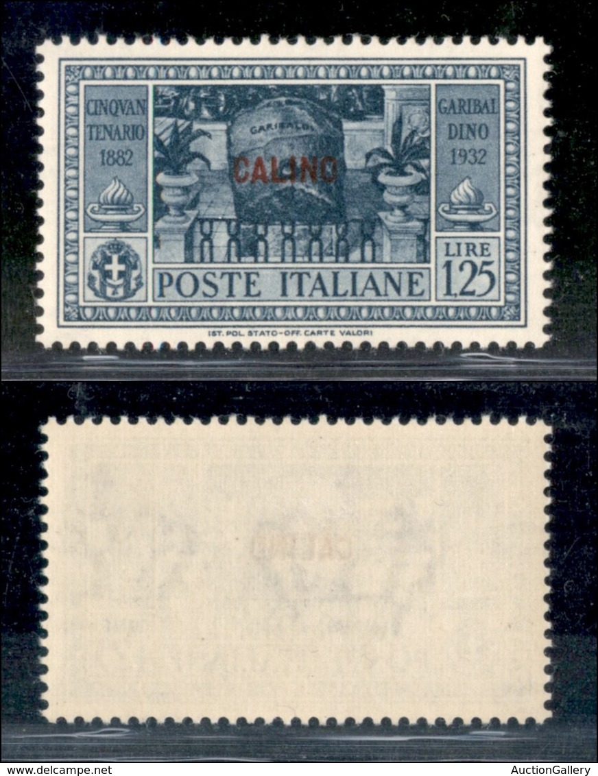 COLONIE - EGEO - Calino - 1932 - 1.25 Lire Garibaldi (23) - Gomma Integra (65) - Andere & Zonder Classificatie