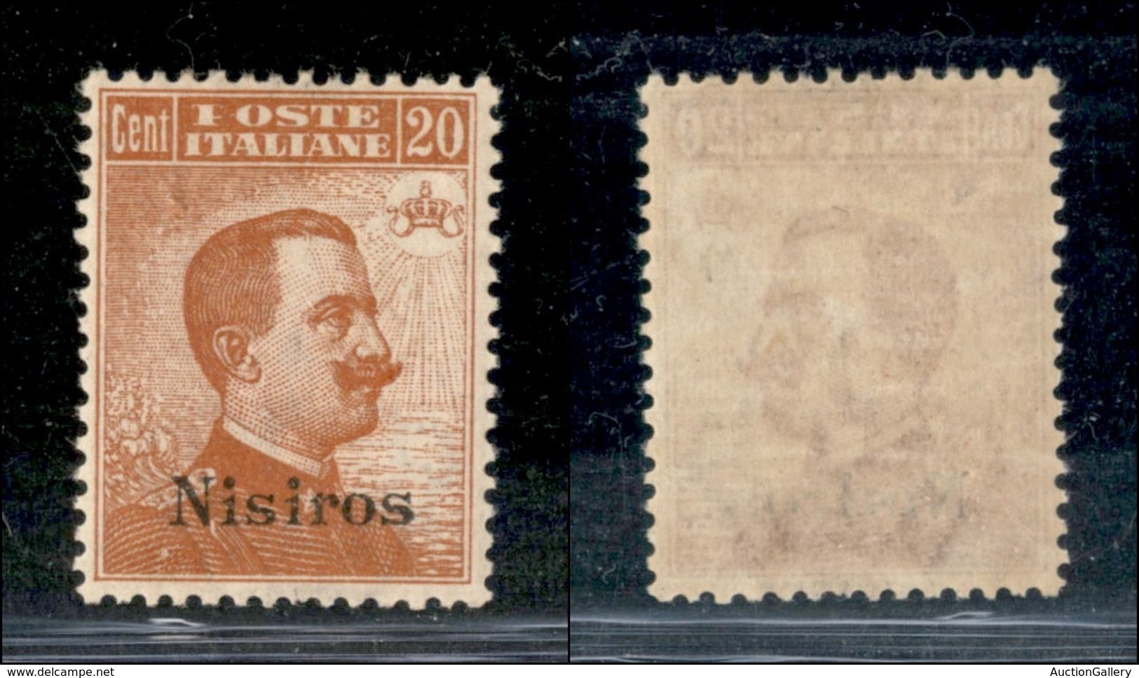 COLONIE - EGEO - Nisiro - 1921/1922 - 20 Cent Michetti (11) - Gomma Originale (180) - Other & Unclassified