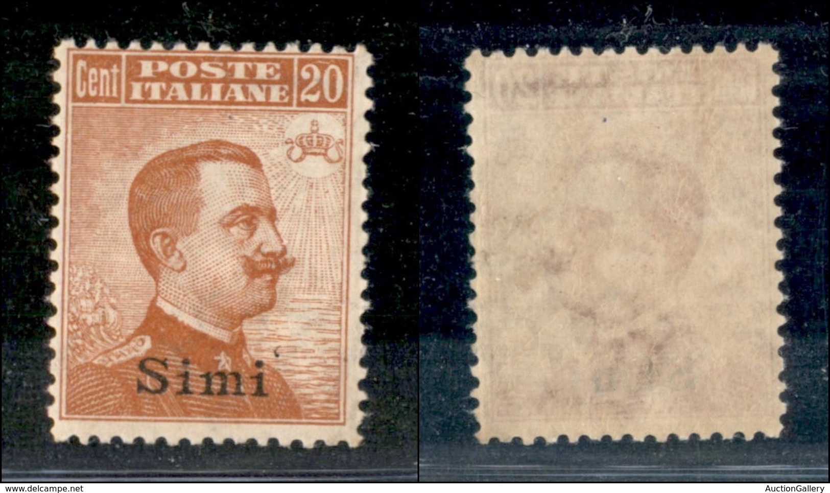 COLONIE - EGEO - Simi - 1921/1922 - 20 Cent Michetti (11) - Gomma Originale (110) - Sonstige & Ohne Zuordnung