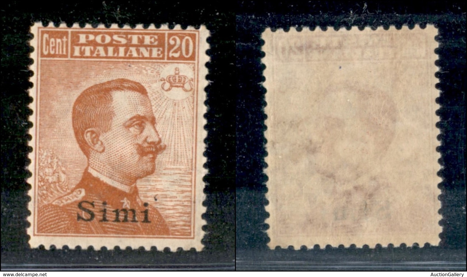 COLONIE - EGEO - Simi - 1921/1922 - 20 Cent Michetti (11) - Gomma Originale (110) - Andere & Zonder Classificatie