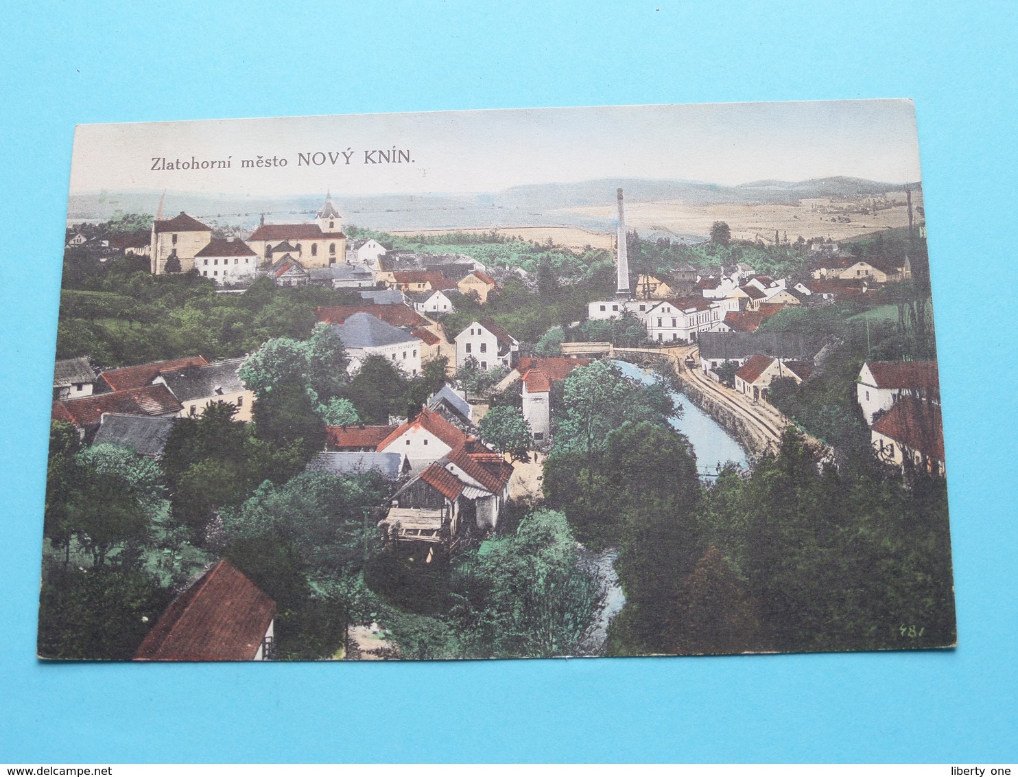 Zlatohorni Mesto NOVY KNIN ( Jan M. Kliment ) Anno 1927 ( See Photo ) ! - Tchéquie