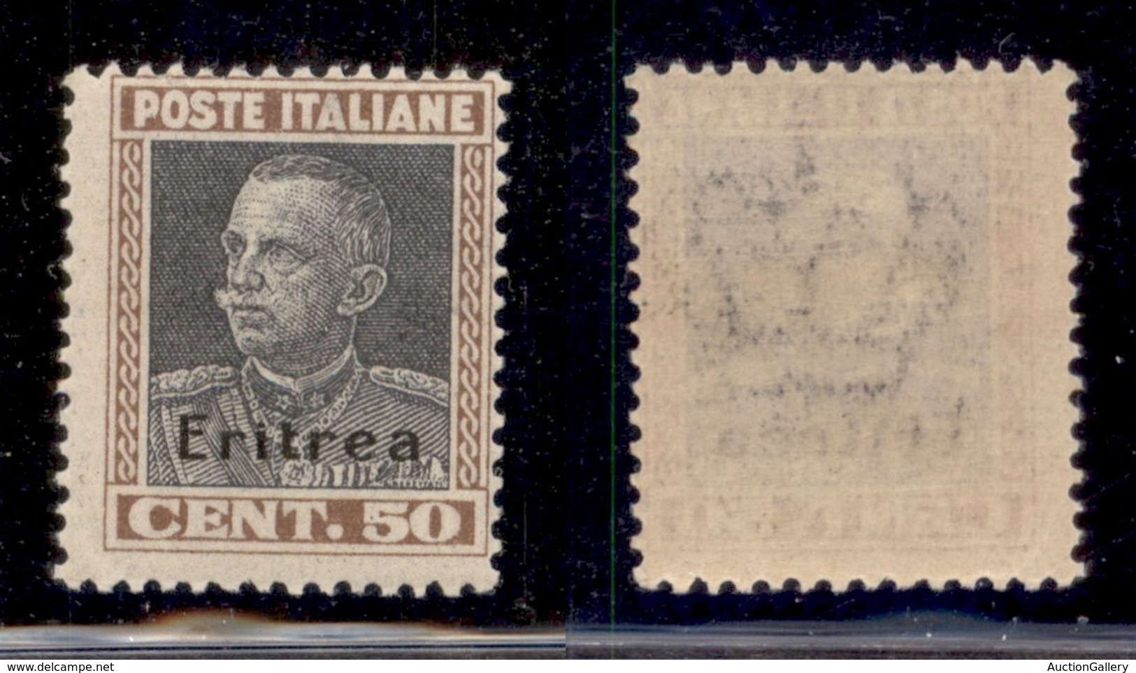 COLONIE - ERITREA - 1928 - 50 Cent Parmeggiani (128) - Gomma Integra (80) - Sonstige & Ohne Zuordnung