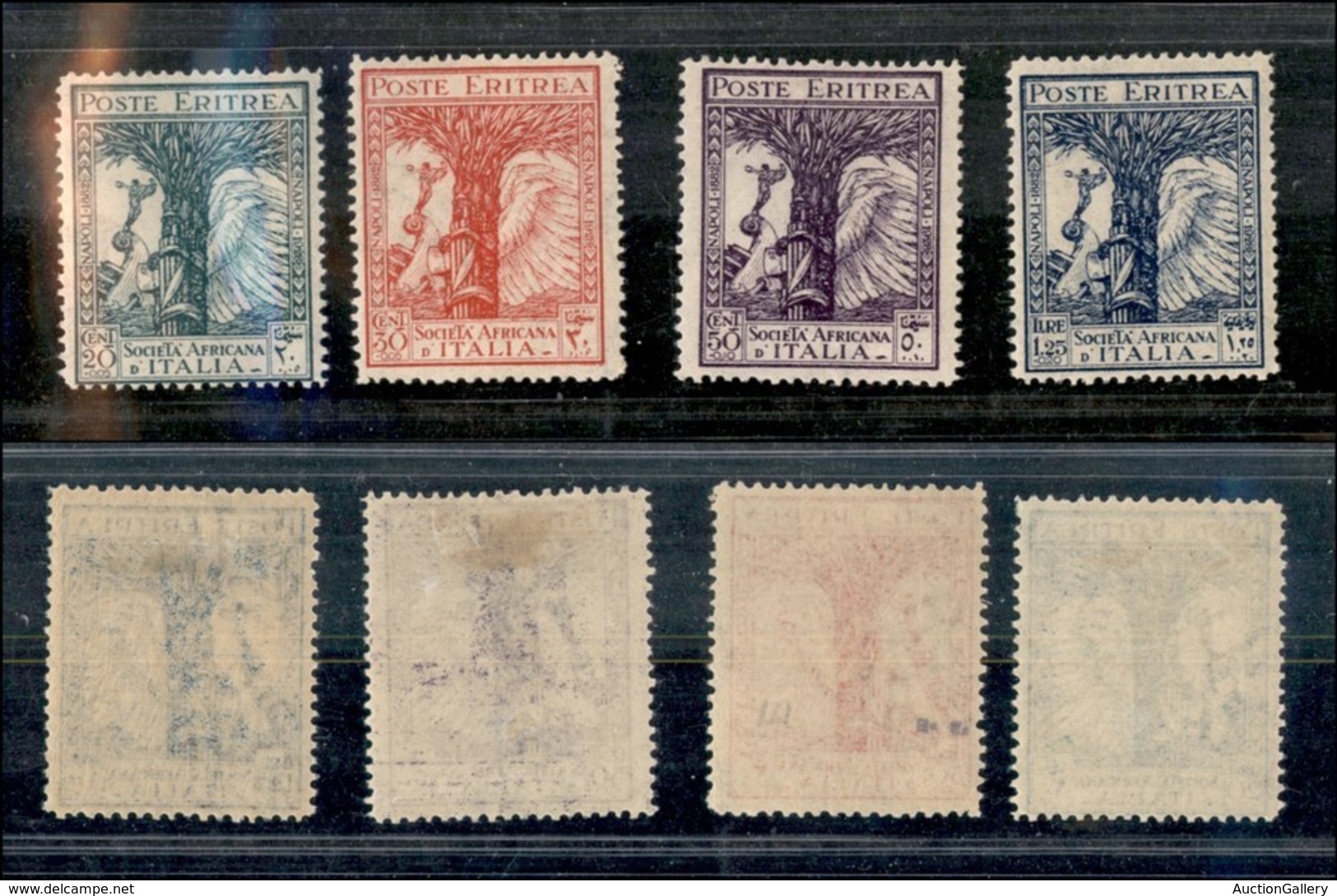 COLONIE - ERITREA - 1928 - Pro Società Africana (132/135) - Serie Completa - Gomma Originale (20) - Sonstige & Ohne Zuordnung
