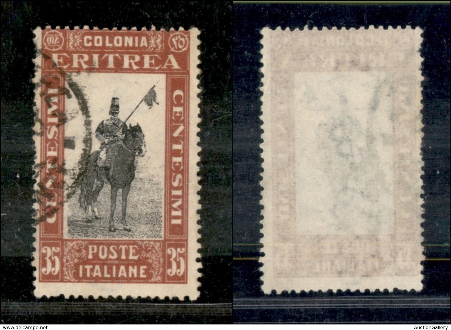 COLONIE - ERITREA - 1930 - 35 Cent Soggetti Africani (160) - Usato (55) - Sonstige & Ohne Zuordnung