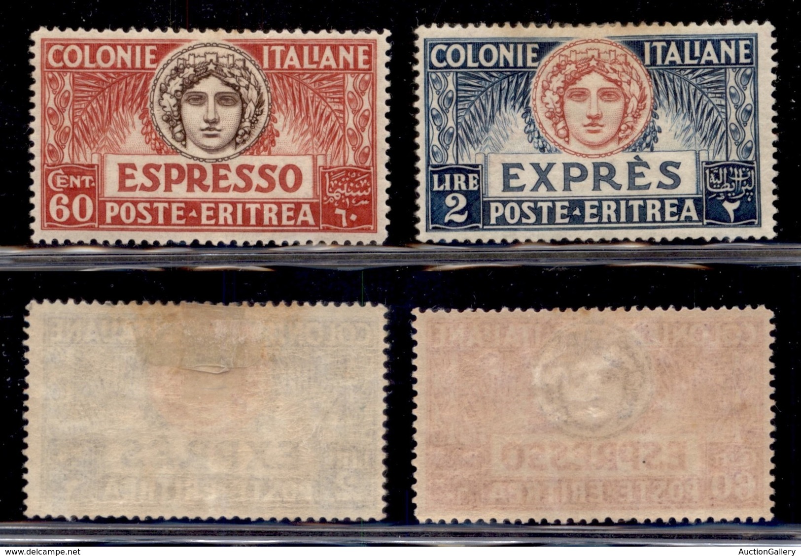 COLONIE - ERITREA - 1924 - Espressi (4/5) - Serie Completa - Gomma Originale (36) - Andere & Zonder Classificatie