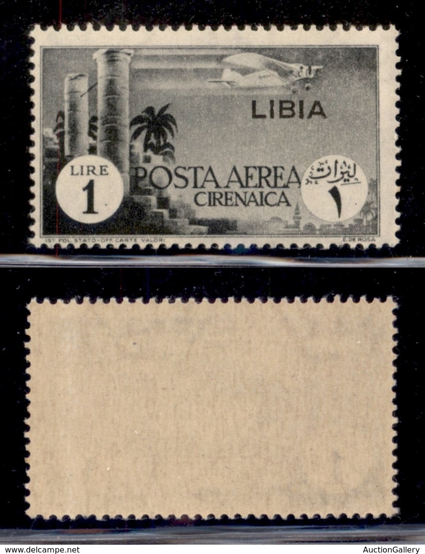 COLONIE - LIBIA - 1941 -  Lira Posta Aerea (52) - Gomma Integra (70) - Andere & Zonder Classificatie