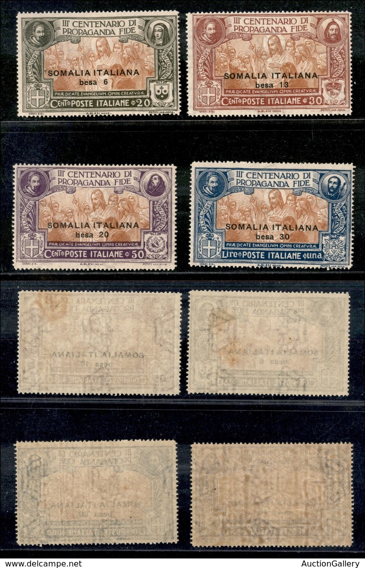 COLONIE - SOMALIA - 1923 - Propaganda Fide (45/48) - Serie Completa - Gomma Originale (54) - Andere & Zonder Classificatie