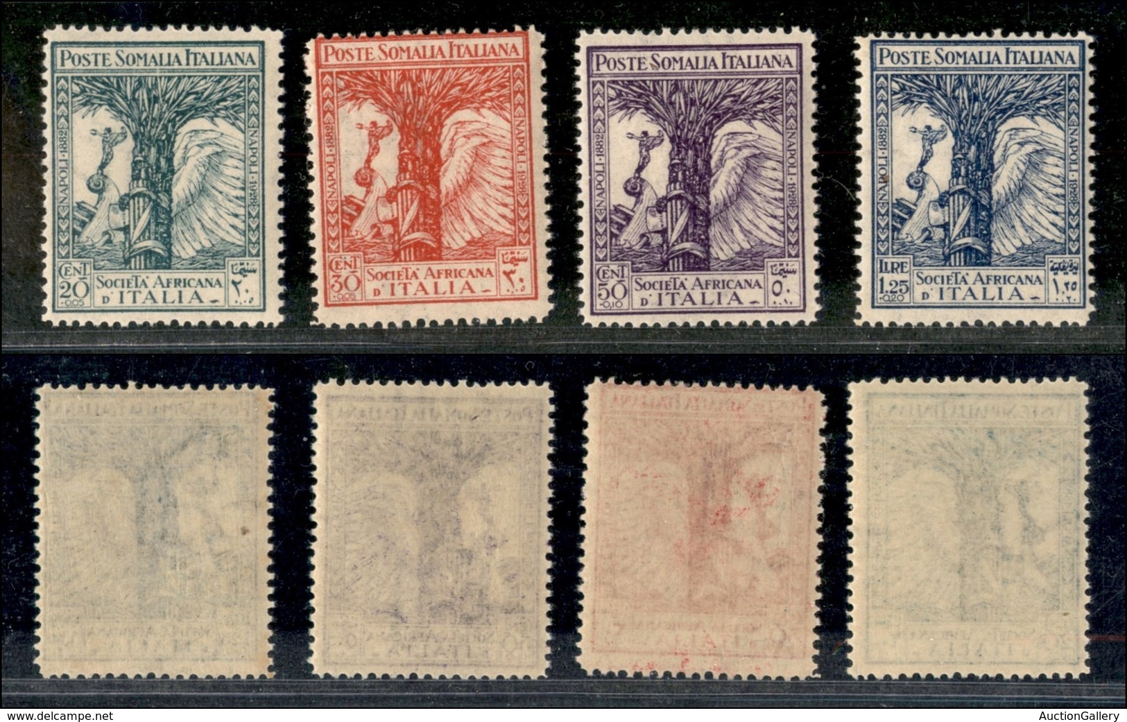 COLONIE - SOMALIA - 1928 - Pro Società Africana (112/115) - Serie Completa - Gomma Integra (50) - Andere & Zonder Classificatie