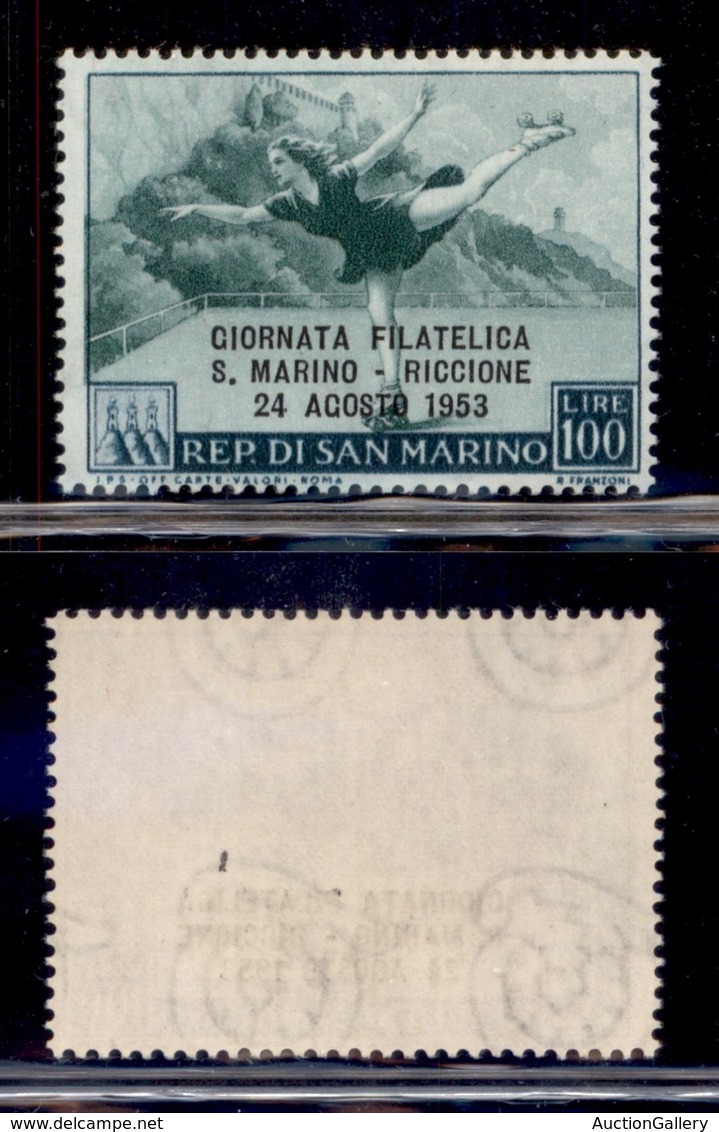 SAN MARINO - SAN MARINO - 1953 - 100 Lire Giornata Filatelica (399) - Gomma Integra (40) - Andere & Zonder Classificatie