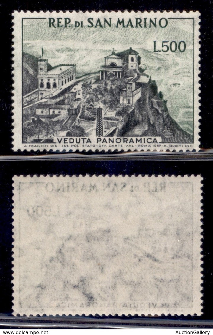 SAN MARINO - SAN MARINO - 1958 - 500 Lire Volta (475) - Gomma Integra (130) - Other & Unclassified