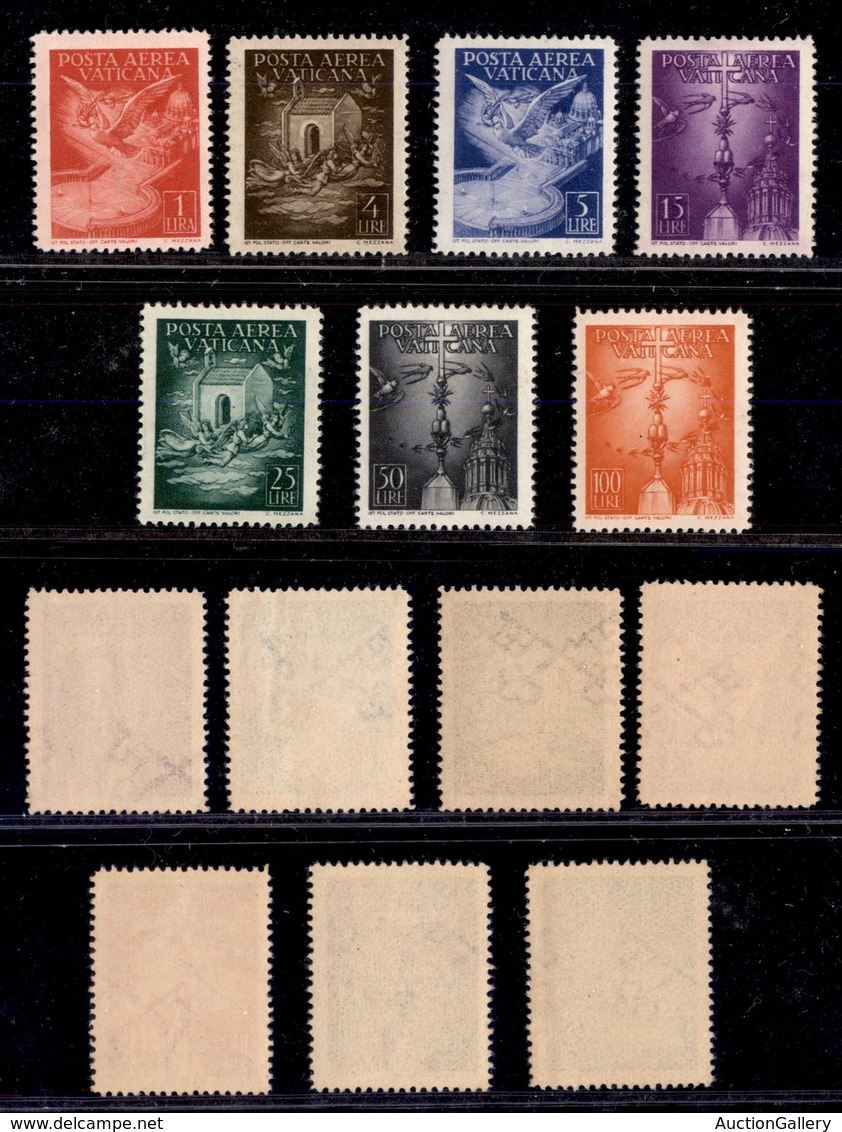 VATICANO - VATICANO - 1947 - Posta Aerea (9/15) - Serie Completa - Gomma Integra (65) - Other & Unclassified