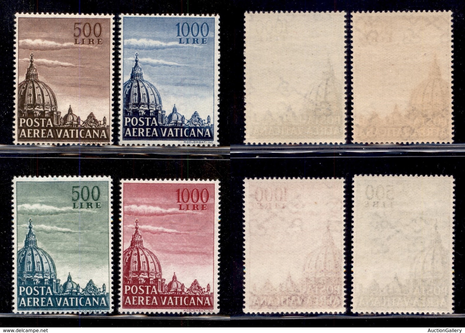 VATICANO - VATICANO - 1953 - Cupola (22/23 + 33/34) - Emissione Completa - Gomma Integra (141) - Sonstige & Ohne Zuordnung