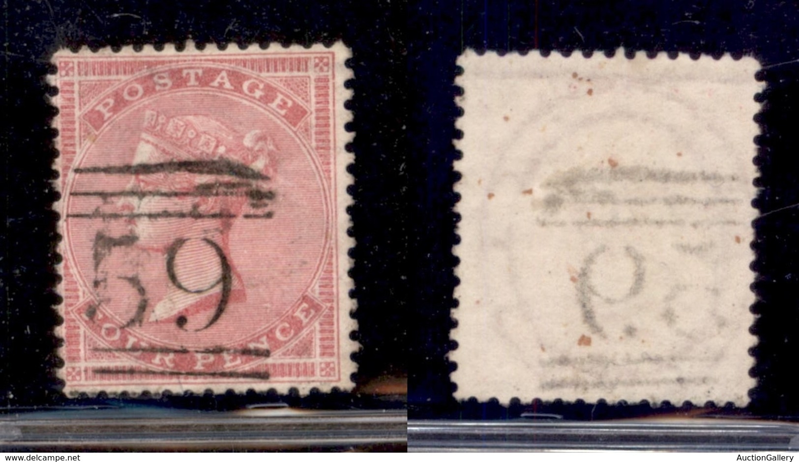 ESTERO - GRAN BRETAGNA - 1857 - 4 Pence Regina Vittoria (13Zz) - Usato (70) - Other & Unclassified