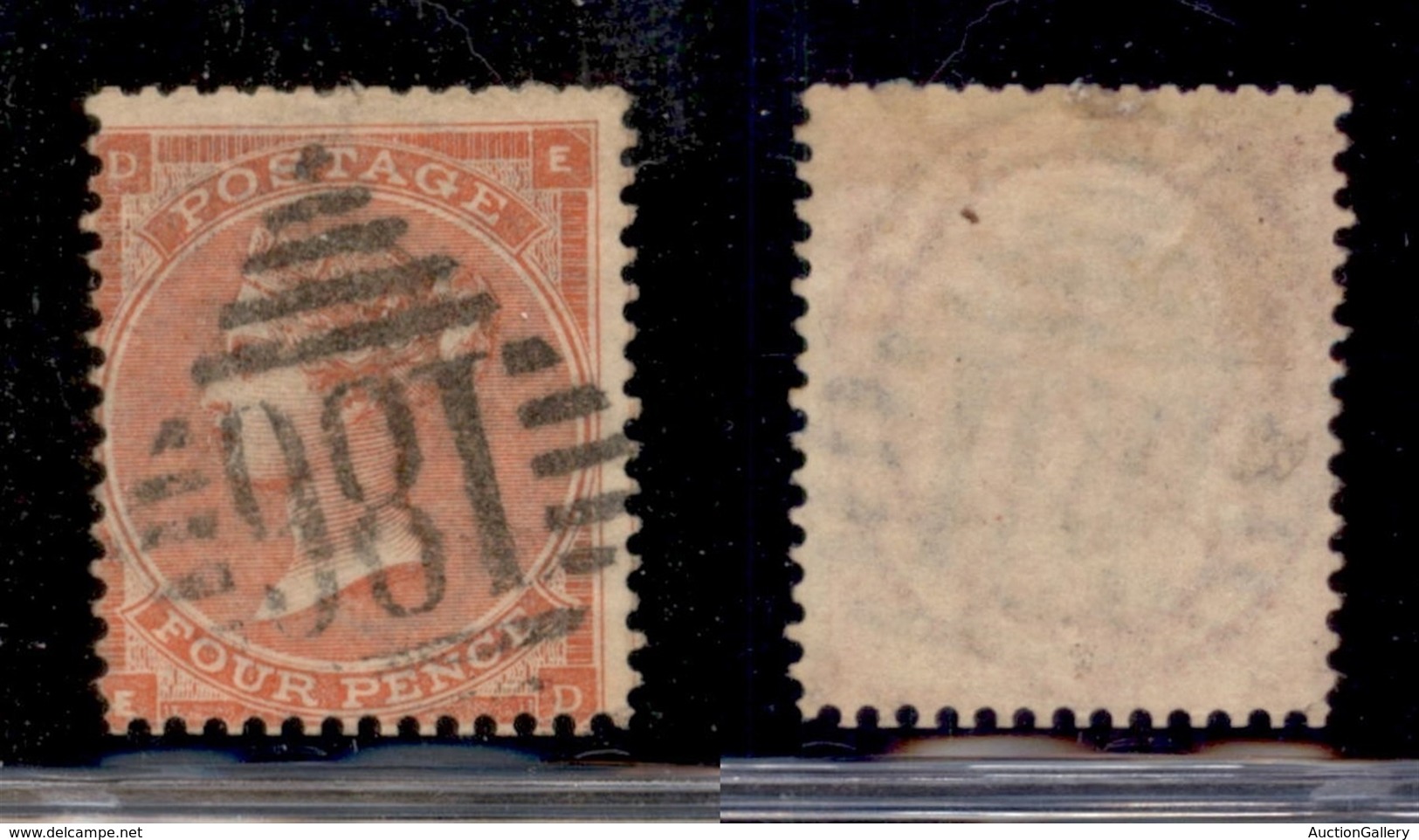 ESTERO - GRAN BRETAGNA - 1863 - 4 Pence Regina Vittoria (19 II) - Usato (50) - Other & Unclassified