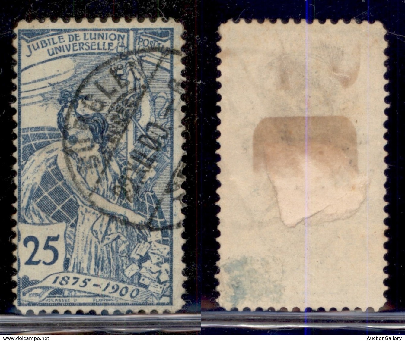 ESTERO - SVIZZERA - 1900 - 25 Cent UPU (73 II) - Usato (40) - Sonstige & Ohne Zuordnung