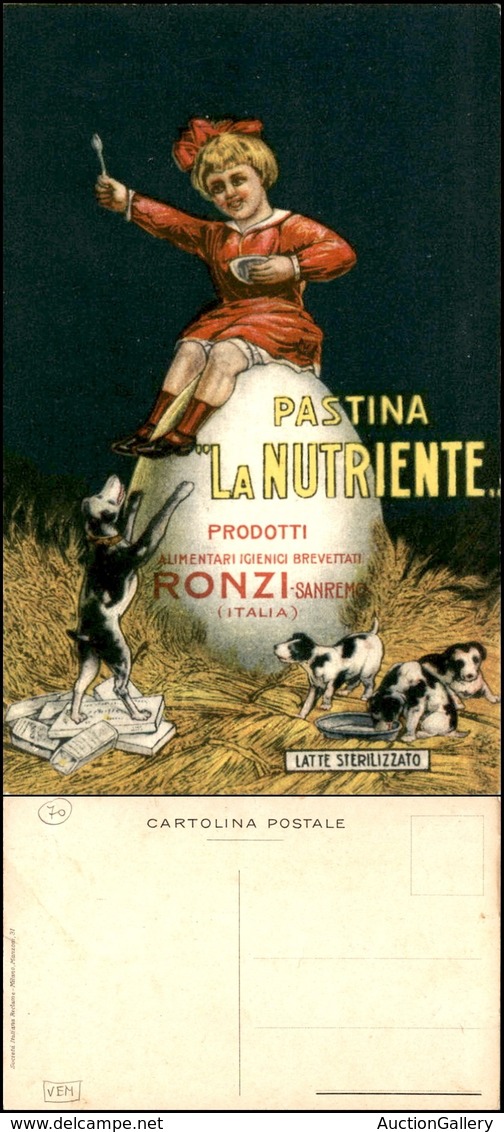 CARTOLINE - PUBBLICITARIE - Pastina La Nutriente - Prodotti Ronzi San Remo - Nuova FP - Altri & Non Classificati