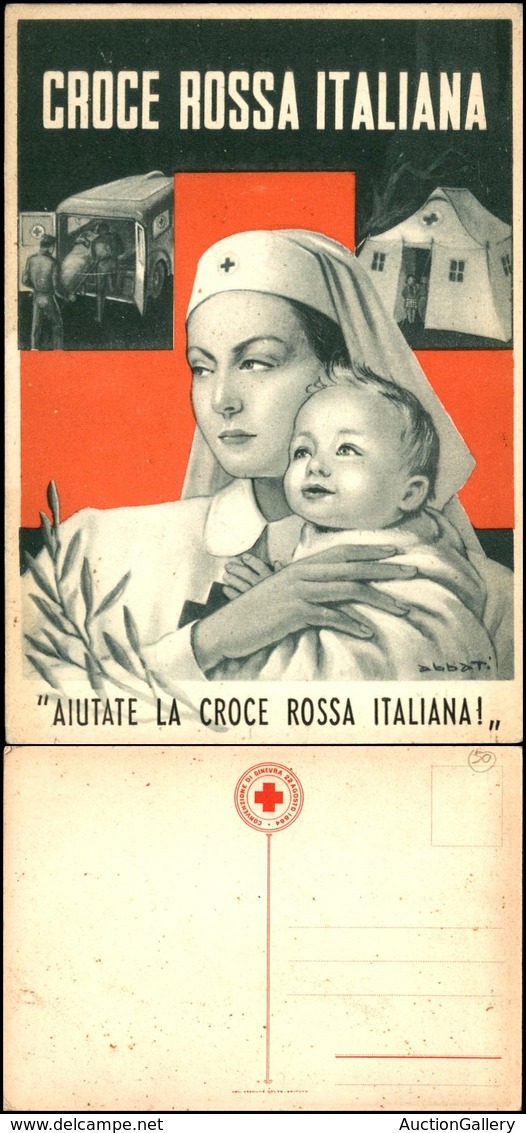 CARTOLINE - COMMEMORATIVE - Croce Rossa Italiana - Ill Abbati - Nuova FG - Other & Unclassified