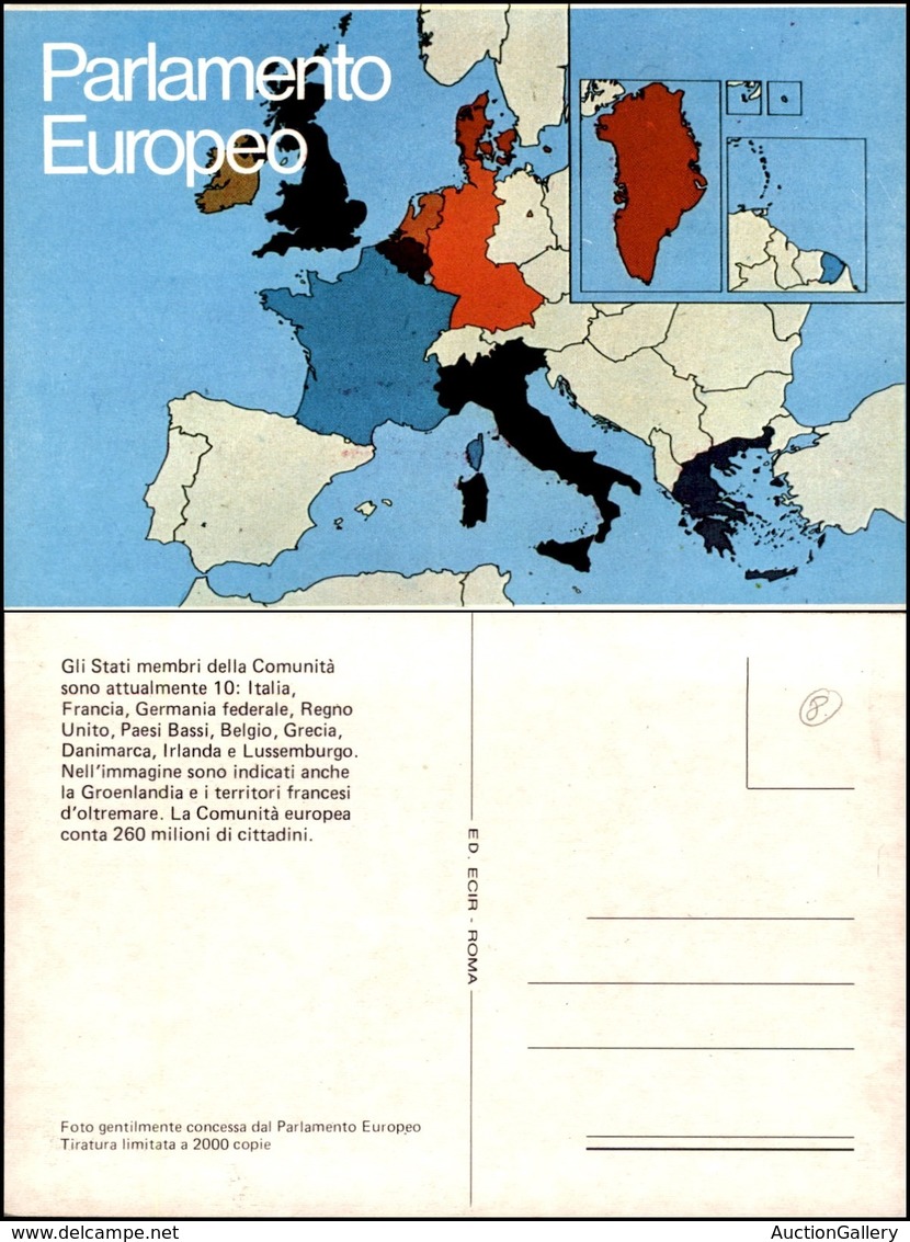 CARTOLINE - POLITICA - Parlamento Europeo - Nuova FG - Other & Unclassified