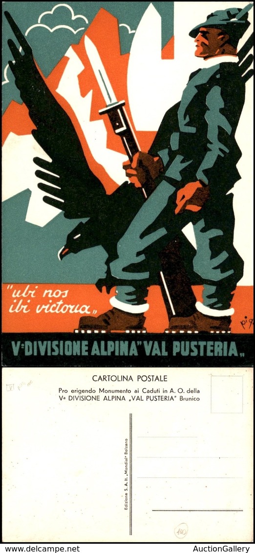 CARTOLINE - MILITARI - V Divisione Alpina "Val Pusteria" - Nuova FG - Altri & Non Classificati