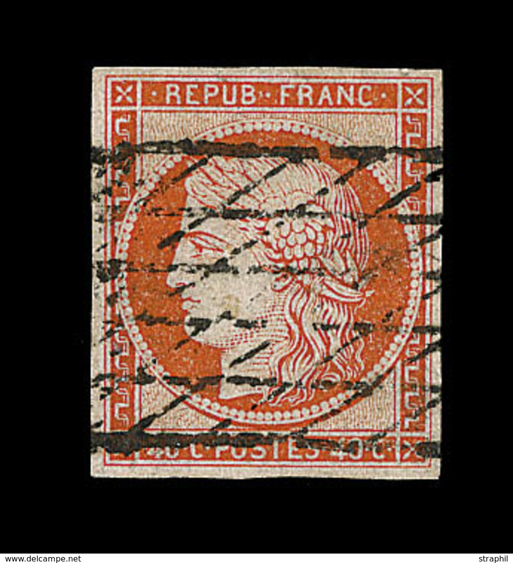 O EMISSION CERES 1849 - O - N°5 - 40c Orange - TB - 1849-1850 Ceres