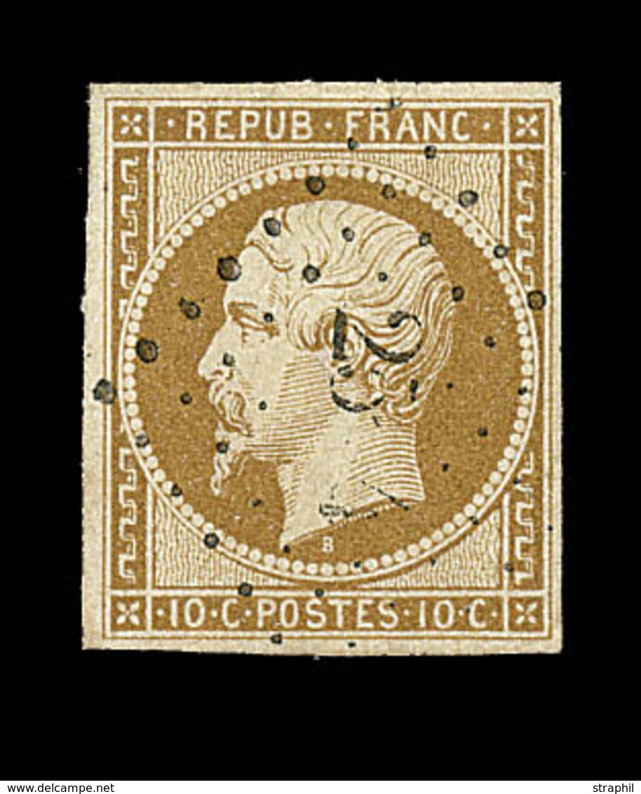 O EMISSION PRESIDENCE - O - N°9 - 10c Bistre - TB - 1852 Louis-Napoléon
