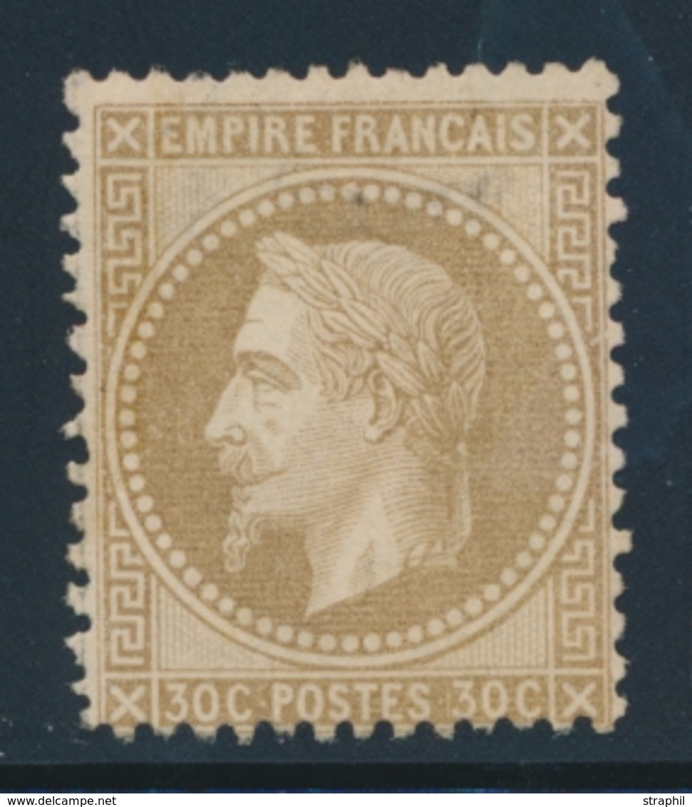 * NAPOLEON LAURE - * - N°30 - 30c Brun - Réparé - 1863-1870 Napoleon III With Laurels