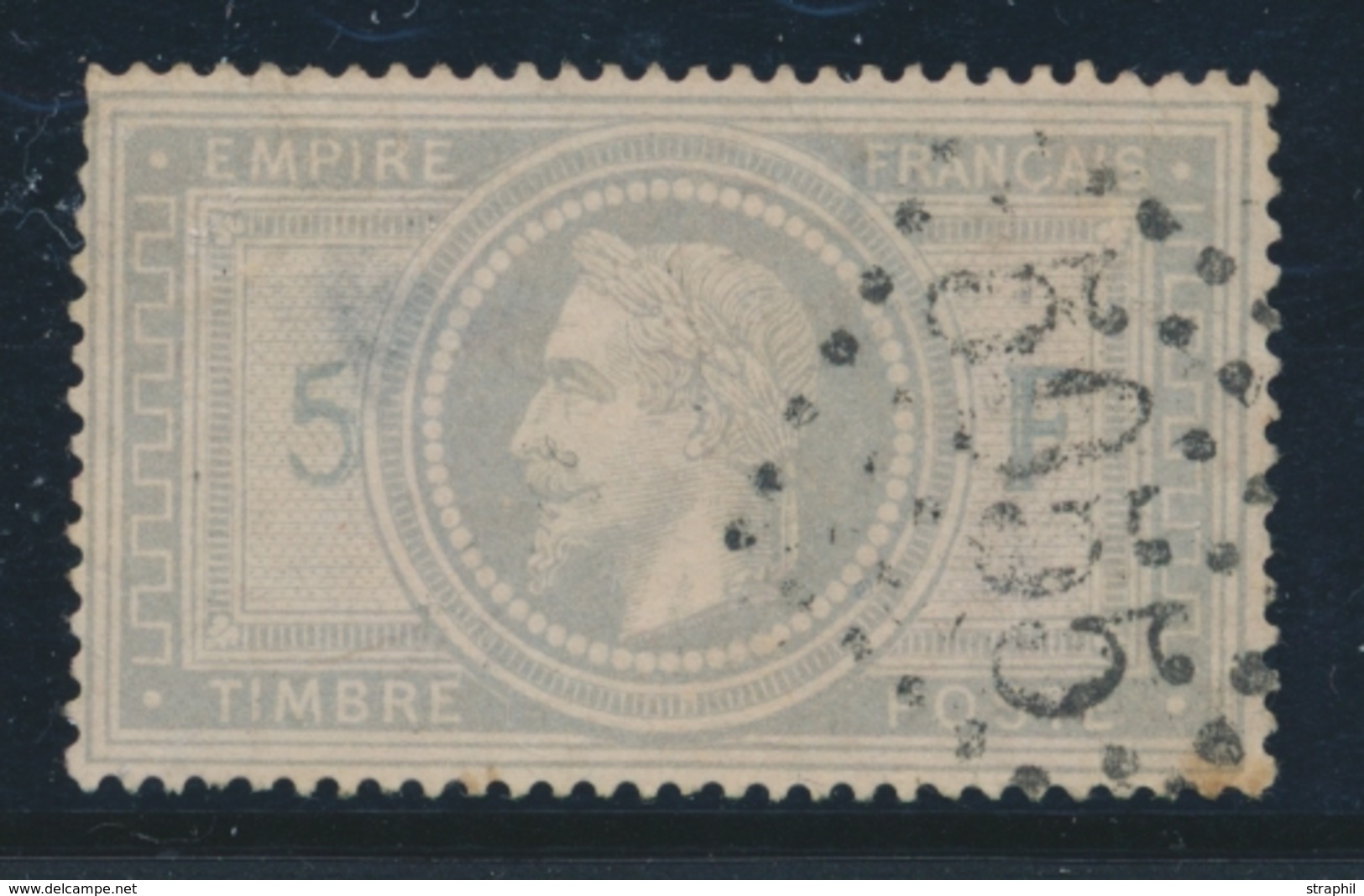 O NAPOLEON LAURE - O - N°33 - Obl. GC 5055 Philippeville - Clair - 1863-1870 Napoleon III With Laurels