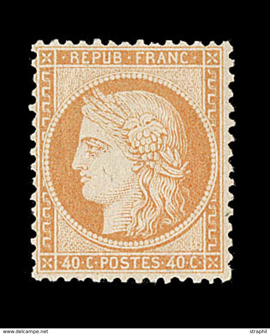 * SIEGE DE PARIS (1870) - * - N°38 - 40c Orange - Signé Calves - TB - 1870 Belagerung Von Paris