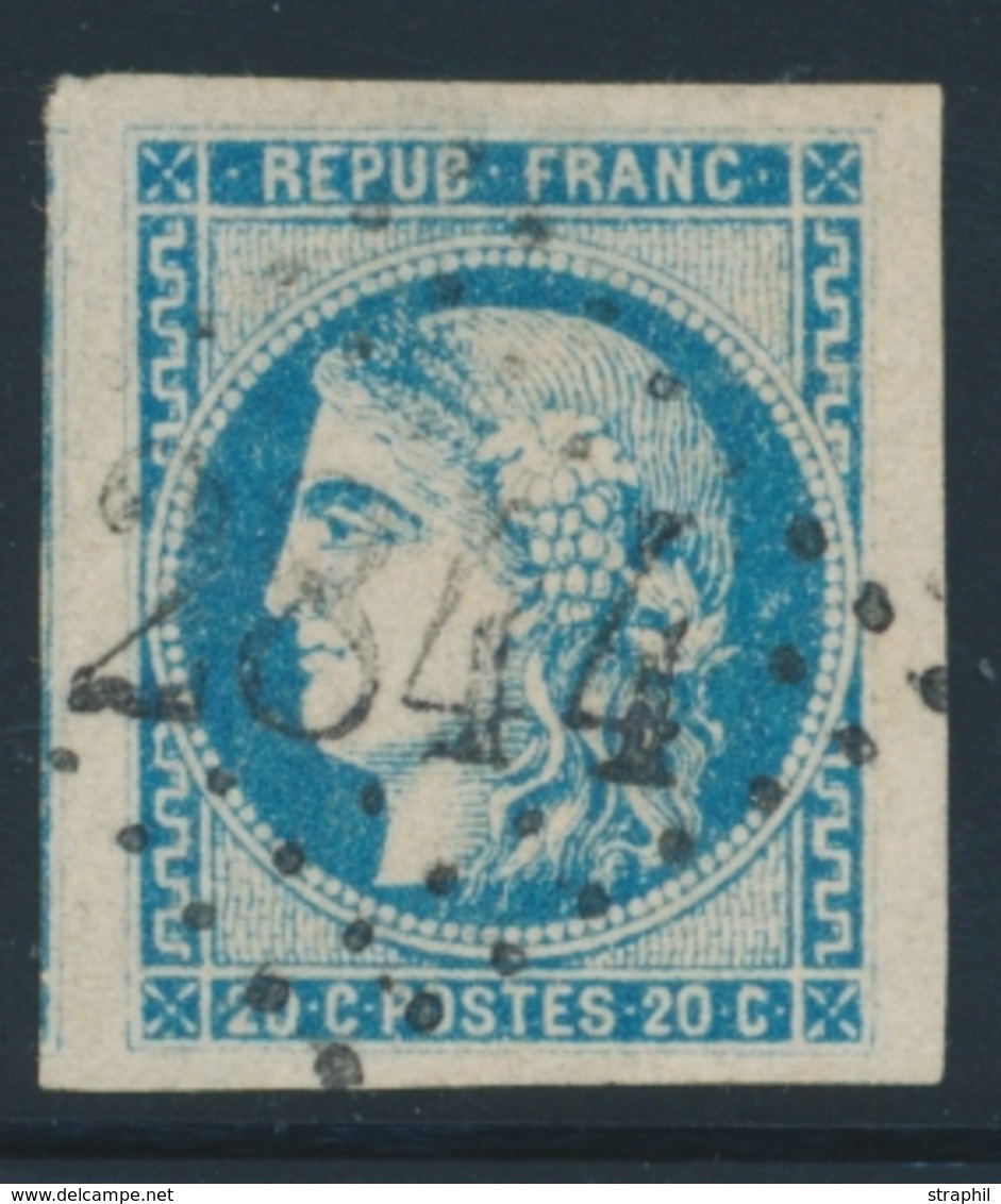 O EMISSION DE BORDEAUX - O - N°46B - Obl. GC2844 - Gdes Marges - Luxe - 1870 Ausgabe Bordeaux