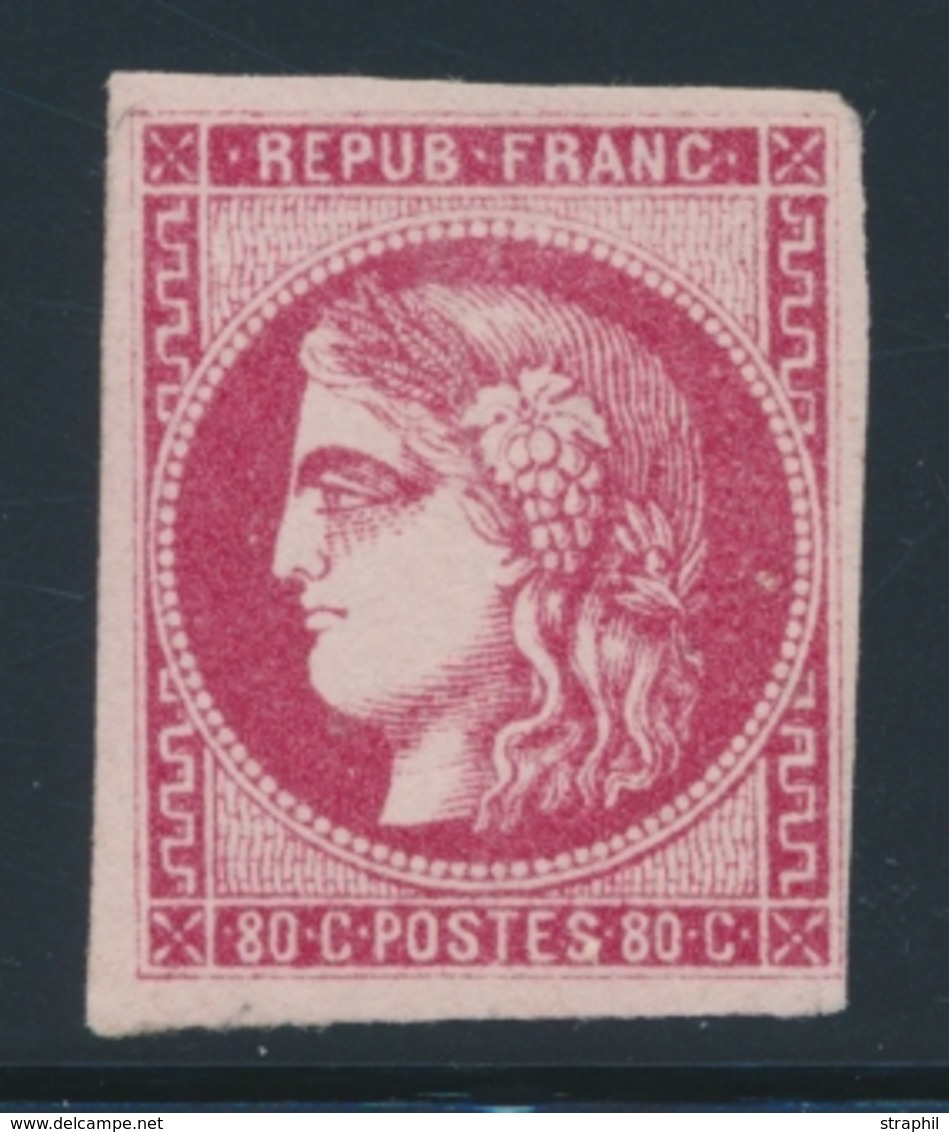 (*) EMISSION DE BORDEAUX - (*) - N°49c - Rose Carminé - TB - 1870 Bordeaux Printing
