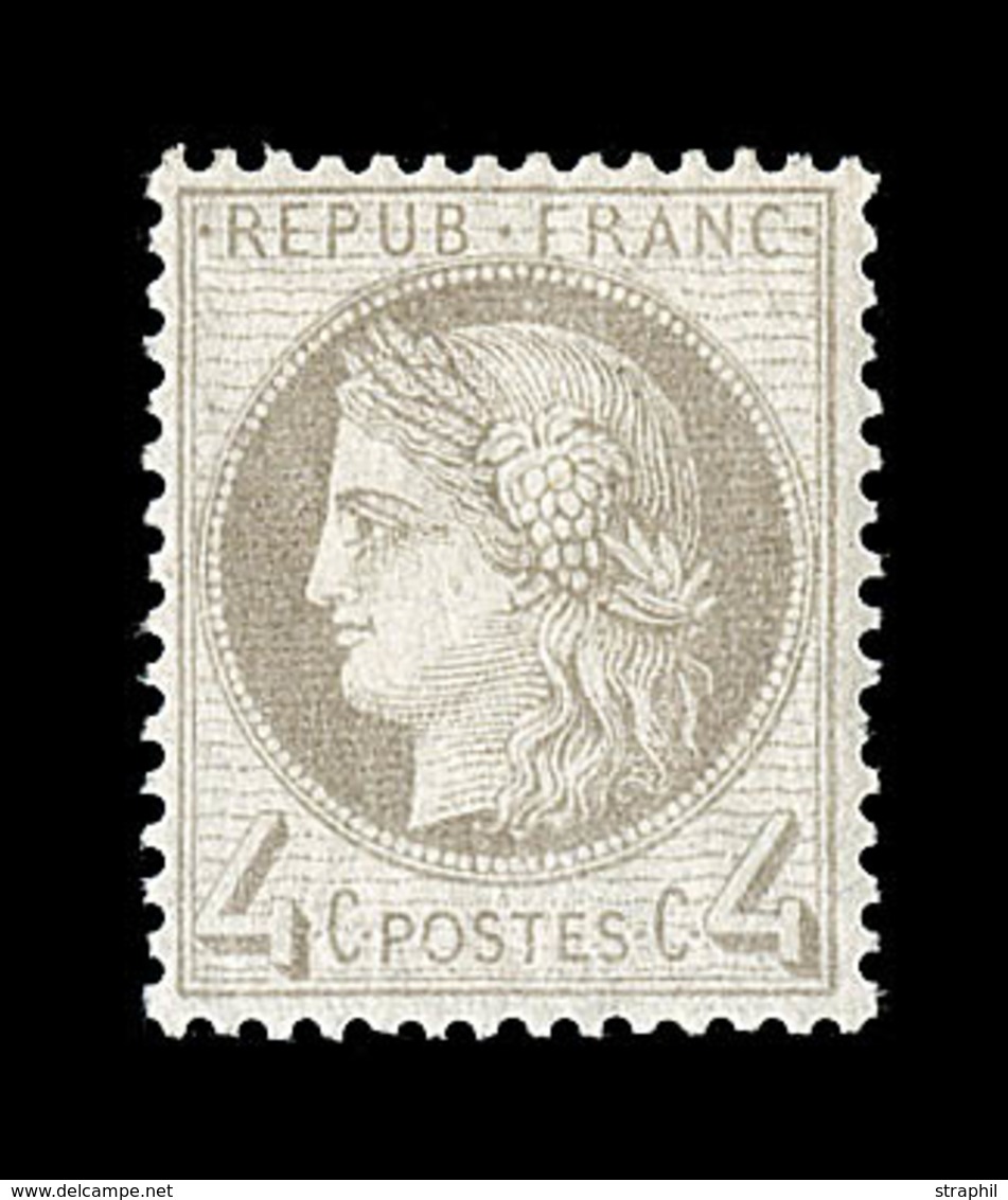 * CERES III ème REPUBLIQUE - * - N°52 - 4c Gris - TB - 1871-1875 Ceres