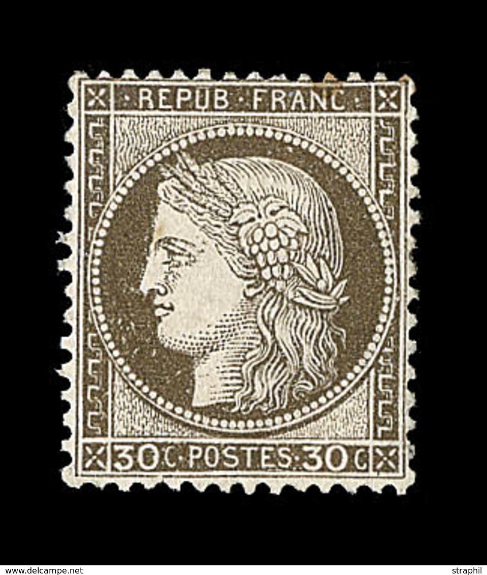 * CERES III ème REPUBLIQUE - * - N°56a - 30c Brun Foncé - TB - 1871-1875 Ceres